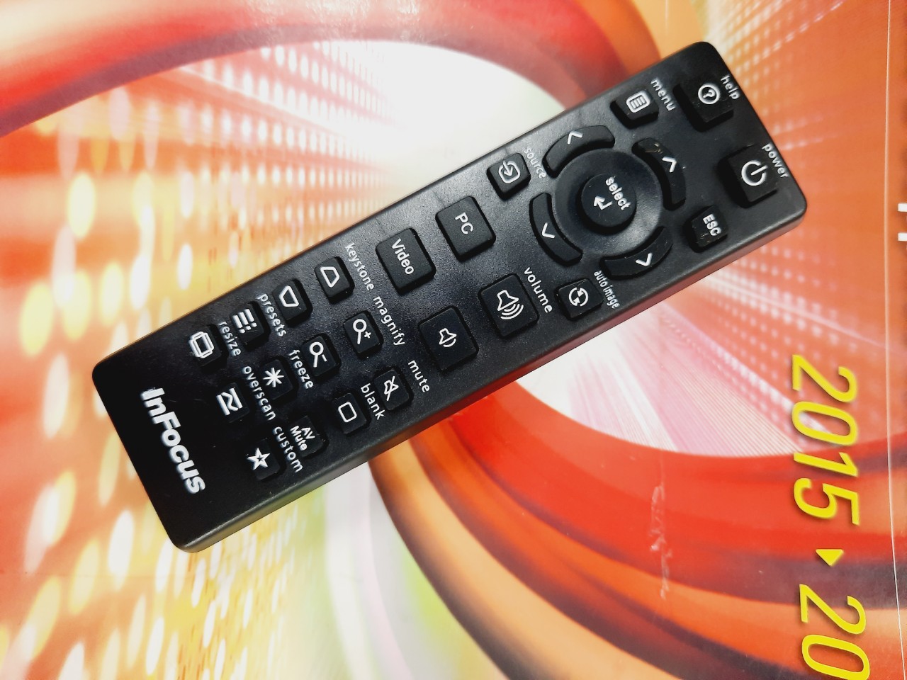 [Hàng chất lượng cao BH 1 năm] Remote máy chiếu INFOCUS mẫu 2 - Điều khiển máy chiếu INFOCUS mẫu 2 - PROJECTOR (Hàng hãng - tặng pin)