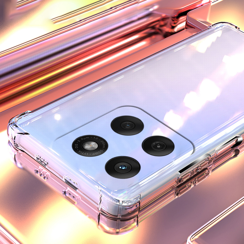 For Motorola Moto G67 Power / G57 Power Phone Case Air Cushion Soft Silicone Clear Transparent Shockproof Cover for Moto G57 Power Cover Casing HP