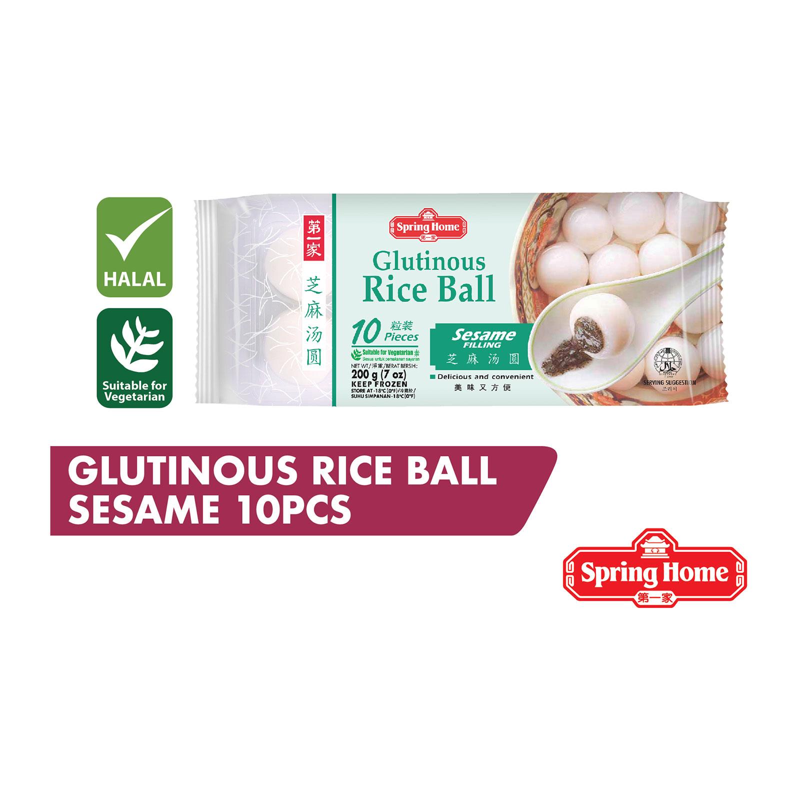 Spring Home Glutinous Rice Ball - Sesame (10 Pcs) - Frozen | Lazada ...