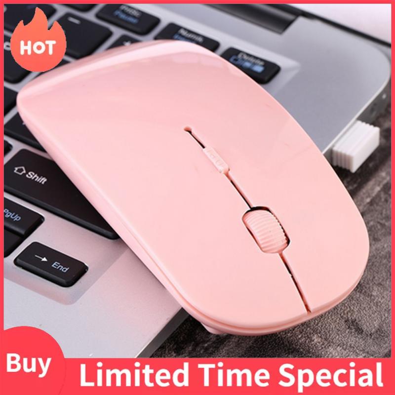 【Hot Sale🥇】2.4G Chuột không dây đầu thu dạng USB siêu mỏng cho PC chơi Game máy tính xách tay chuột quang,Trả lại trong vòng 7 ngày