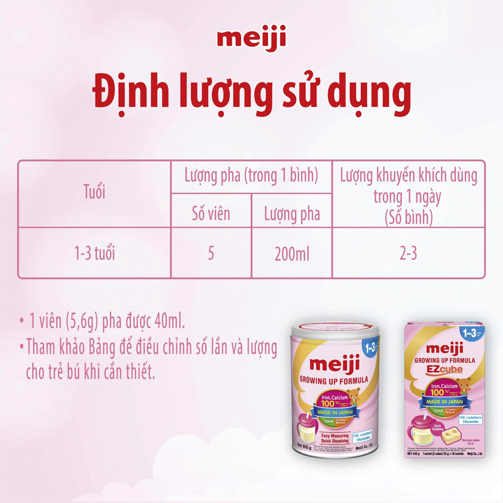 Sữa Meiji số 9 nội địa Nhật 800G (cho trẻ từ 1-3 tuổi)