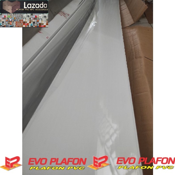 Plafon Pvc Putih polos | Pvc Material | Plafon Pvc | Plafon Pvc 4 m