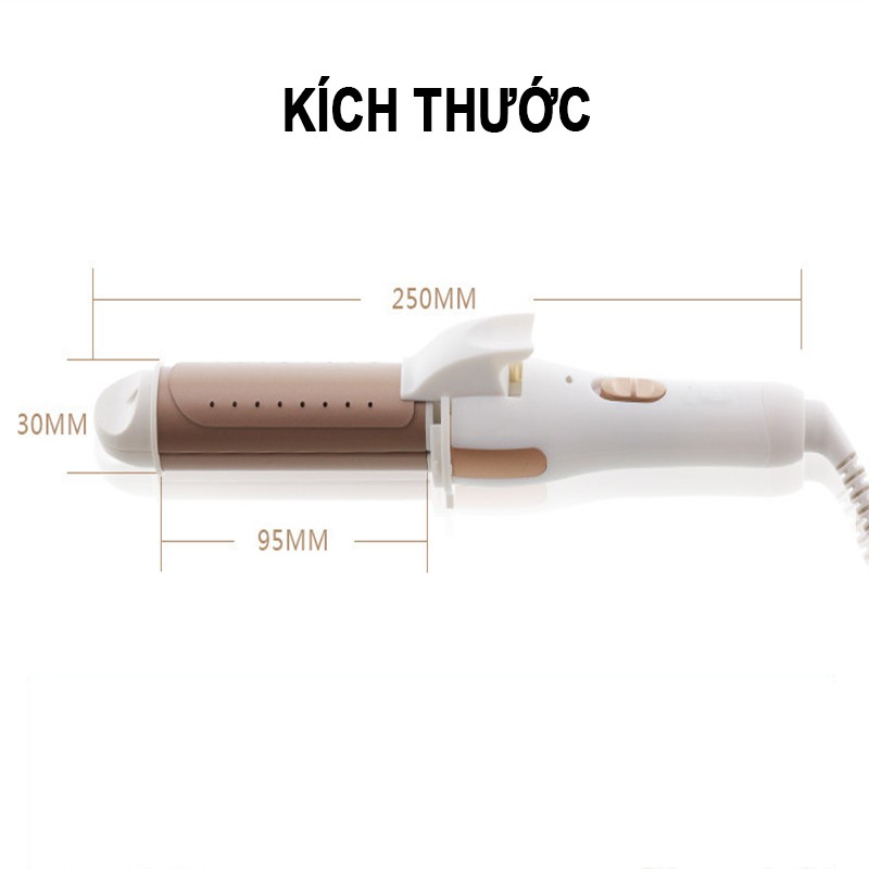 Máy Duỗi Tóc - Máy Uốn Tóc Đa Năng 2in1 Kèm Vỏ Bảo Vệ Cao Cấp