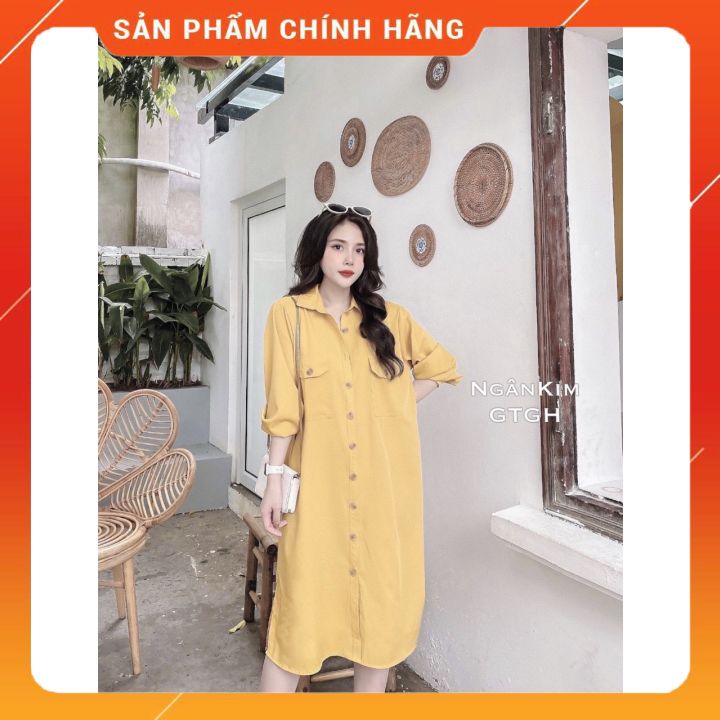 váy bầu công sở  sơ mi mẫu mới-đầm bầu đẹp