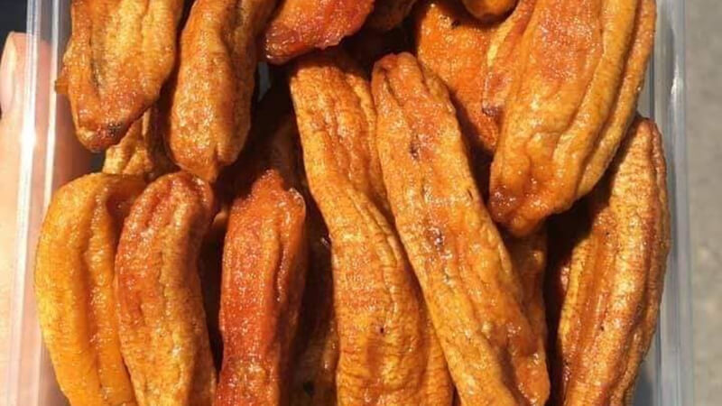 Chuối sấy dẻo nguyên trái ( Ngọt tự nhiên) - 500gram