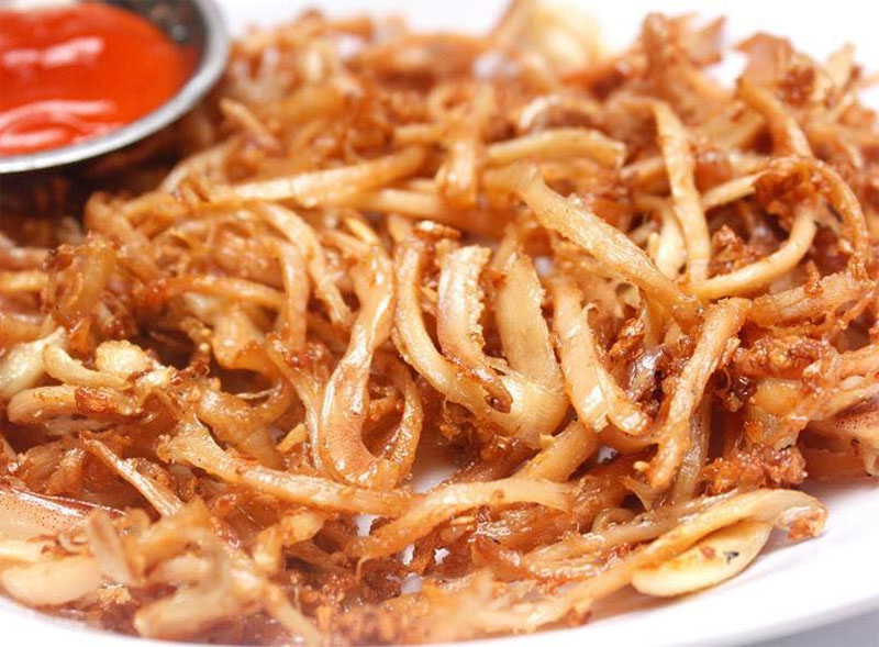 300G KHÔ MỰC BƠ TỎI Bò Đội Nón