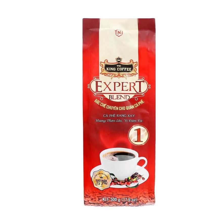 Cà phê Rang Xay EXPERT BLEND 1 King Coffee( Bịch 500gam) - Cà phê pha phin của King Coffee