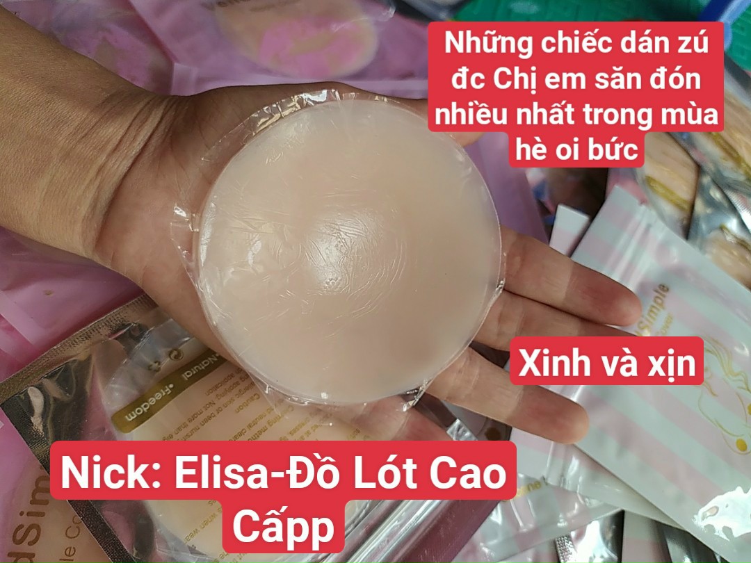 2 miếng dán silicon tàng hình siêu dính