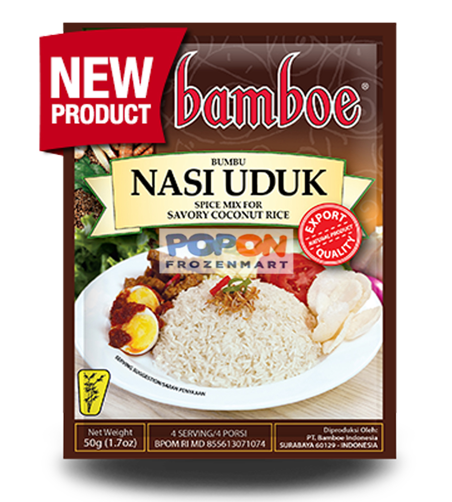 完売】 Bamboe - Bumbu Nasi Uduk 50 Grams - H2O Mart 調味料