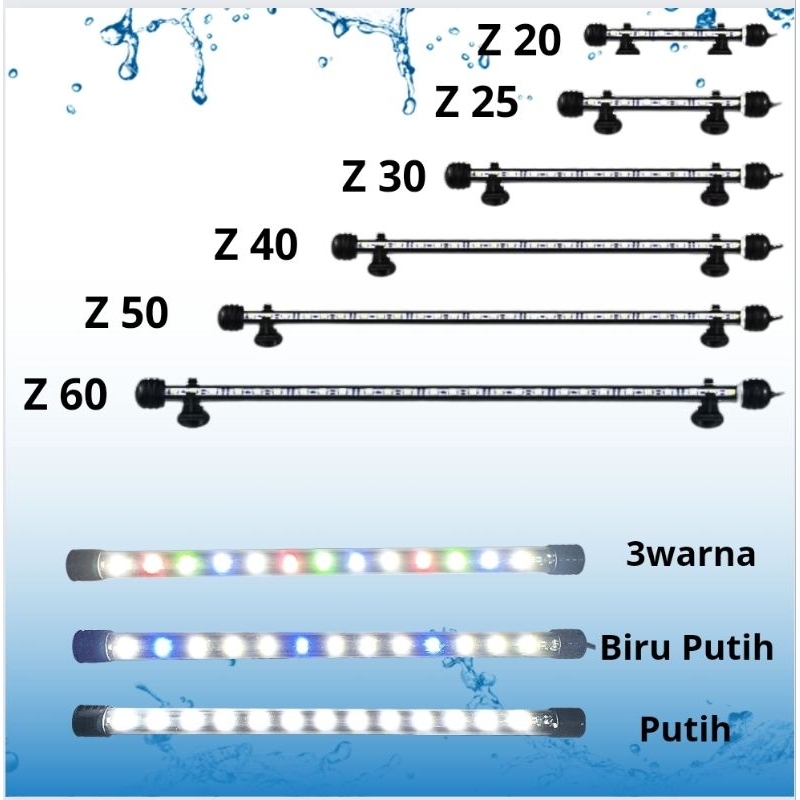 Lampu Celup Led Aquarium ARMADA T4 2LED AM Z20