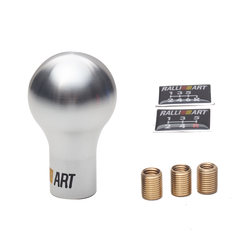 Ralliart Logo Racing Aluminium Shift Knob Shifter Lever Knob for