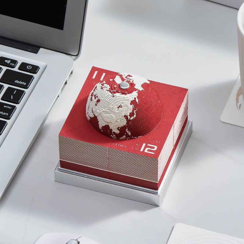 Lịch Để Bàn 2024 giấy 3d khắc quả cầu lịch quả cầu nhật ký xé tay ghi chú giấy mô hình lịch để bàn sáng tạo đồ trang trí ba chiều Lch bàn mini nm 2023 Lch b túi cm tay cute d thng Lizam Quà tặng bạn gái mô hình lịch để bànlịch 3d bằng giấy