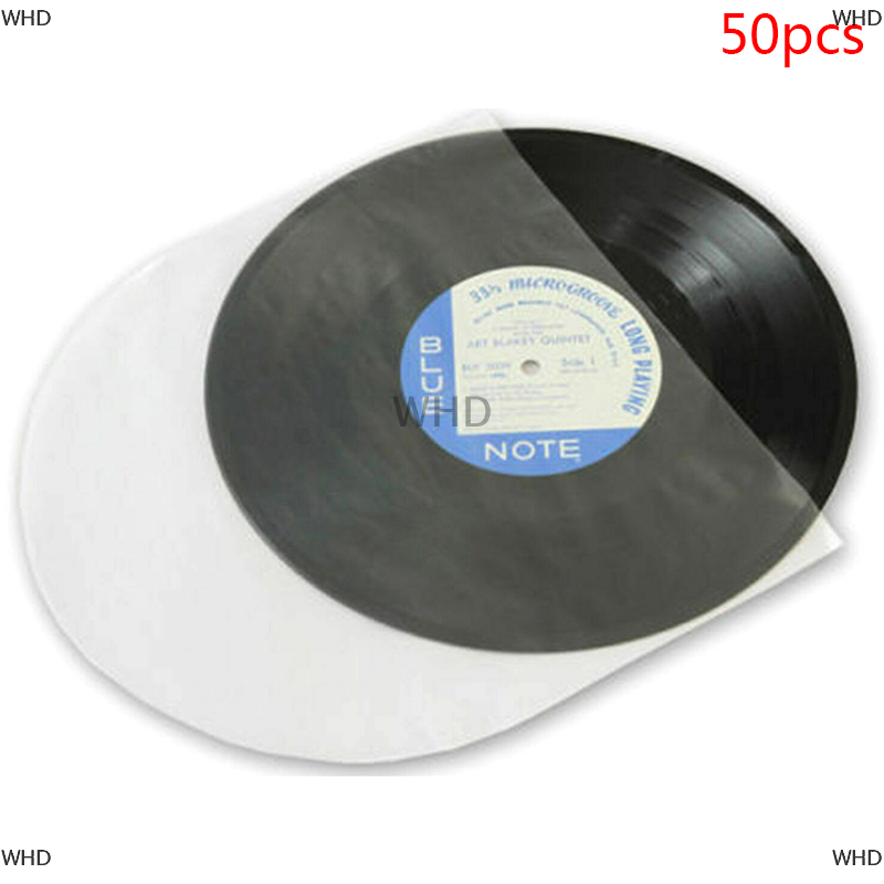 Thm 50 cái túi bên trong đựng bảo vệ lp cho đĩa than lp đĩa than vinyl