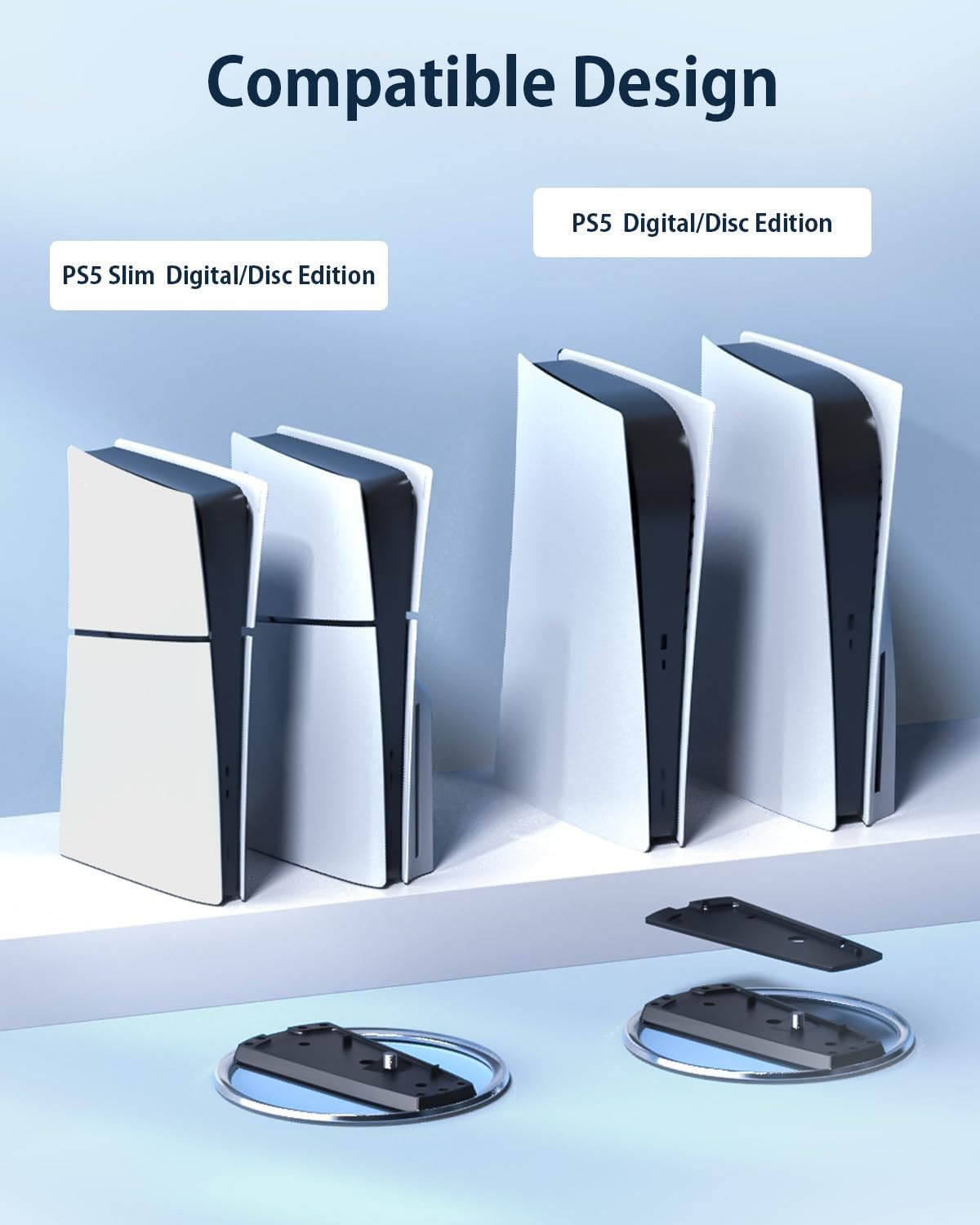 【Best value for money】 New Console Host Stand For PS5 Slim/PS5 PRO Vertical Storage Stand Game Accessories.