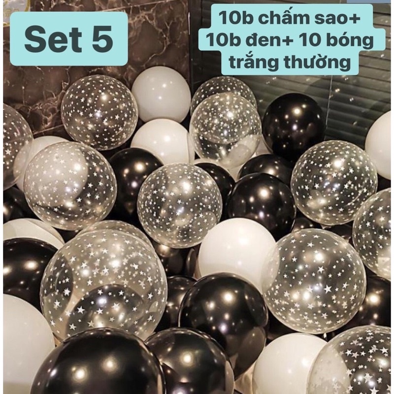Mix bóng bay các màu