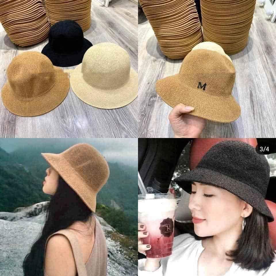 MŨ CÓI CHỮ M BUCKET ULZZANG
