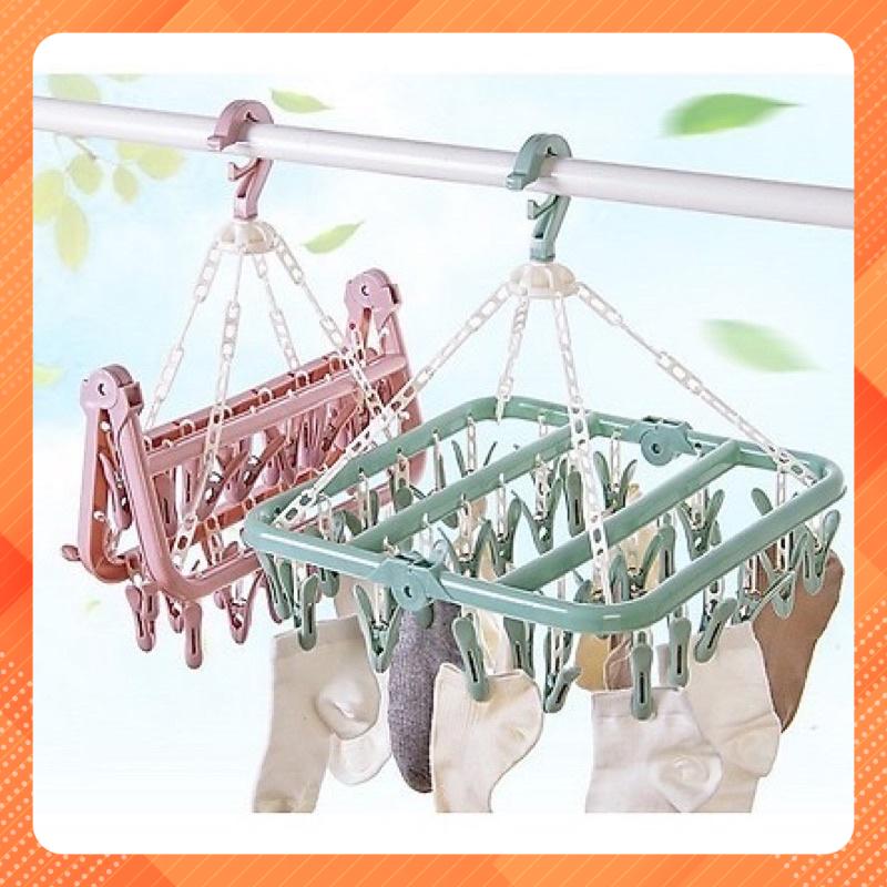 Móc phơi quần áo 32 kẹp móc phơi đồ giá sỉ
