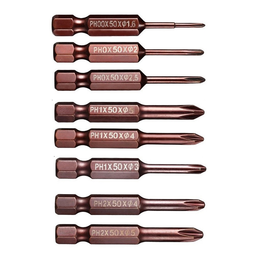 Unnicoco Hex Shank Screwdriver Bits for Electric and Hand Screwdrivers PH00 PH0 PH1 PH2