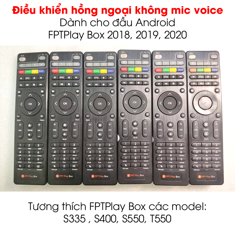 Điều khiển cho đầu Android FPTPlay Box các phiên bản - Thanh lý ( Đọc kỹ mô tả )