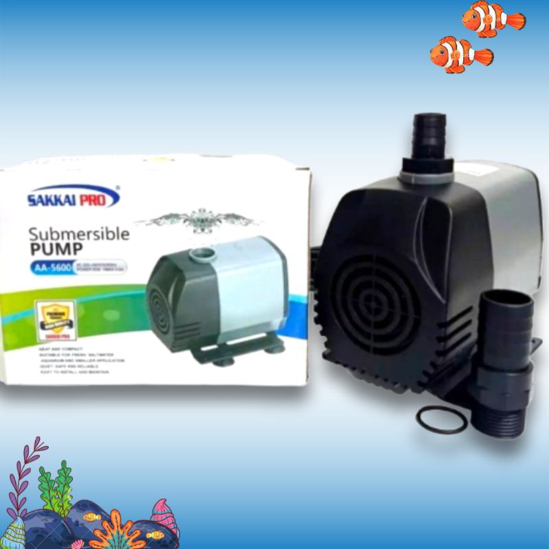 SAKKAI PRO AA 5600 Pompa kolam Hidroponik air mancur SUBMERSIBLE PUMP