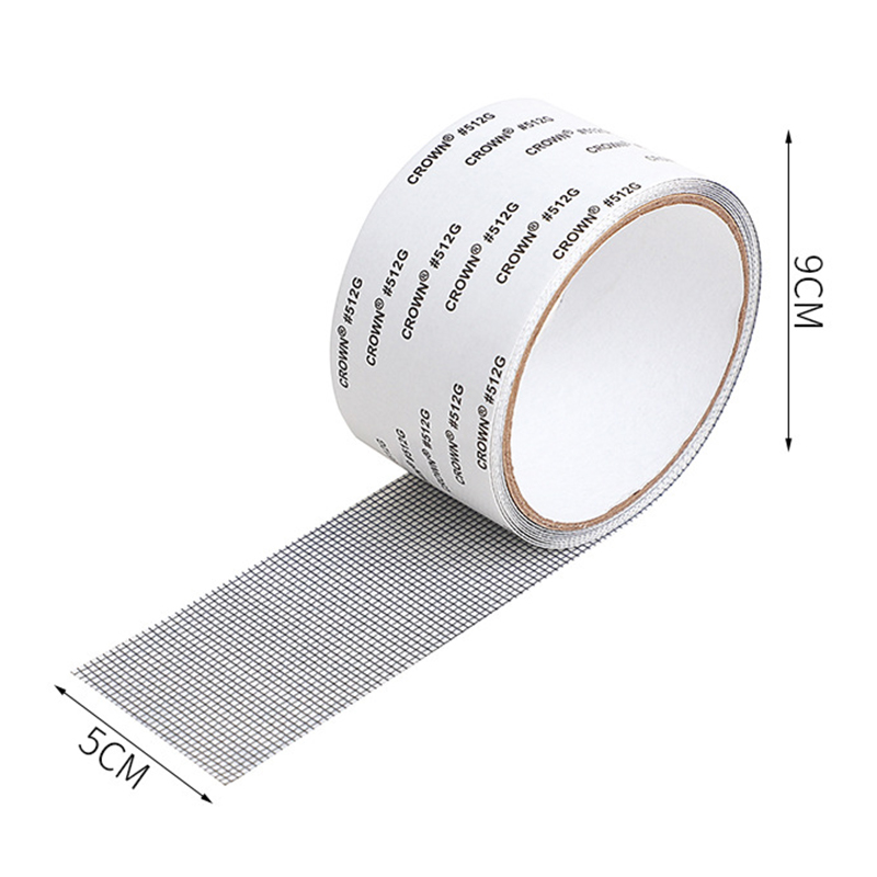 Window Screen Repair Tape Self-adhesive Net Door Fix Patch Anti-Insect Mosquito Mesh Broken Holes Repair