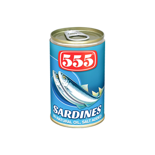 CÁ MÒI 555 NGÂM DẦU 155G