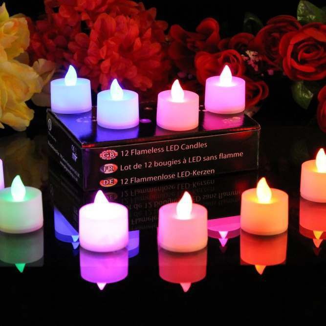 Nến điện tử mini,Nến tealight-nến sinh nhật <Kèm sẵn pin>