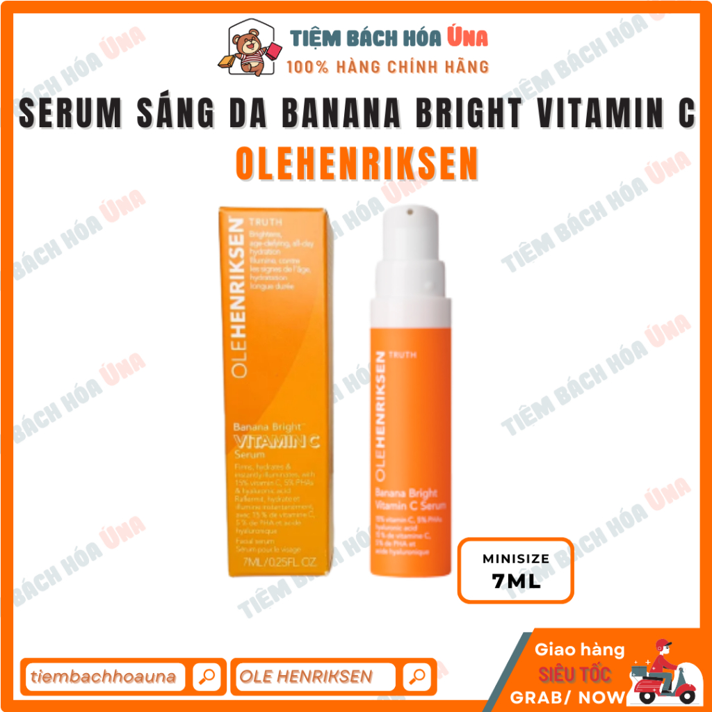 Serum sáng da, mờ thâm OleHenriksen Banana Bright Vitamin C Serum Minisize 7ml Ole Henriksen