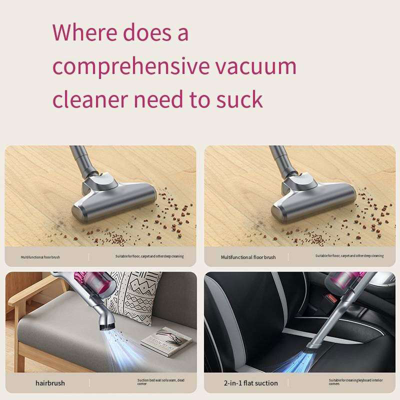 XIAOMIMIJIA Efficient household mite remover, handheld vacuum cleaner, wireless split three-in-one car vacuum cleaner