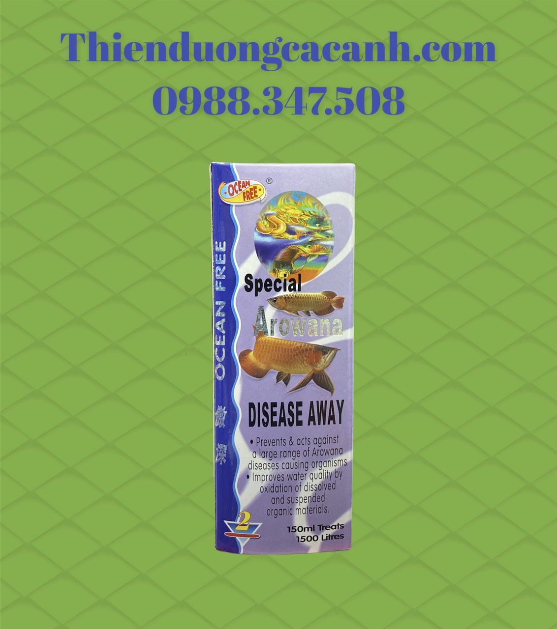 Chai số 2 cho cá rồng