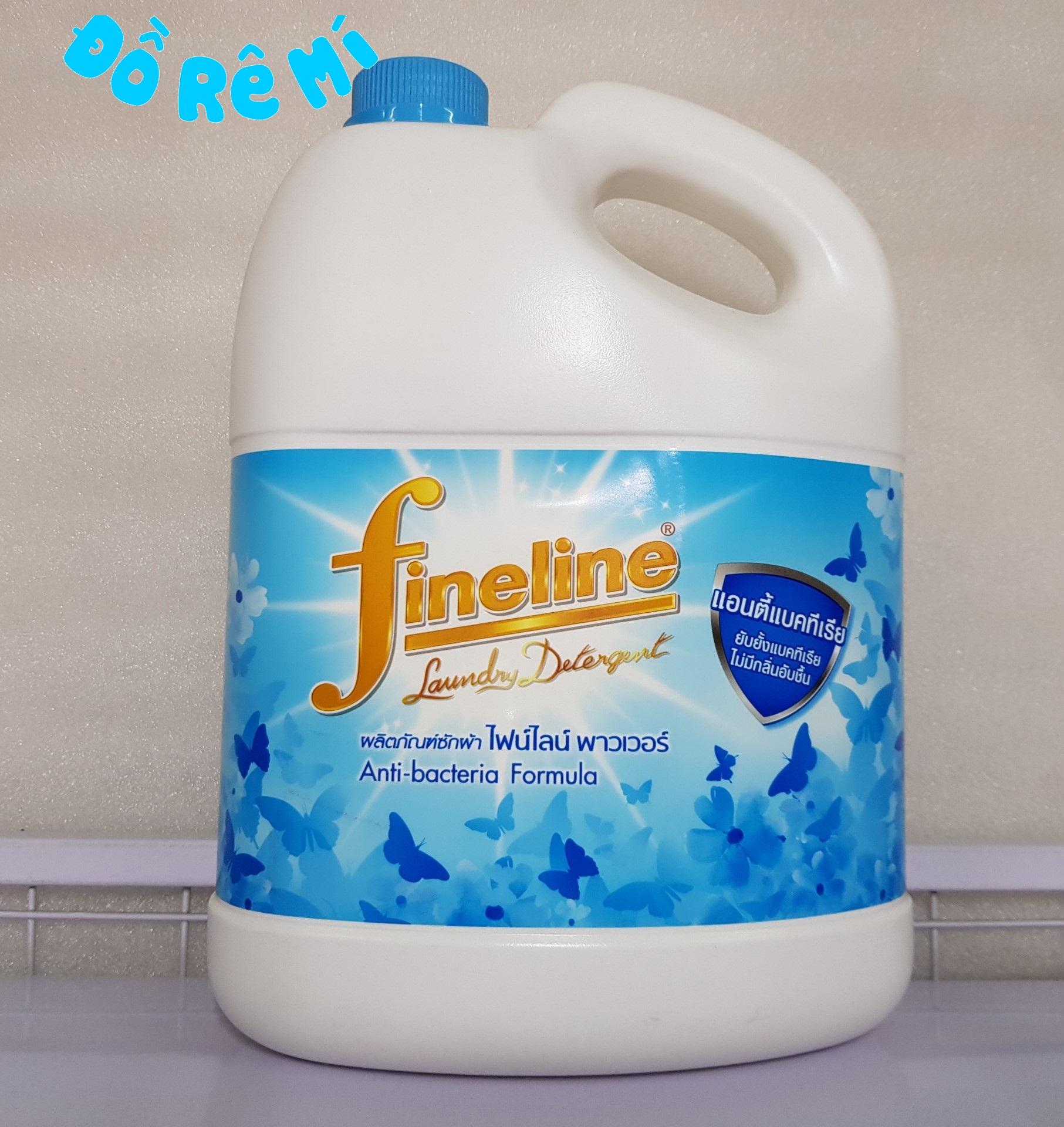[HCM]Combo 2 can nước giặt Fineline 3000ml màu xanh