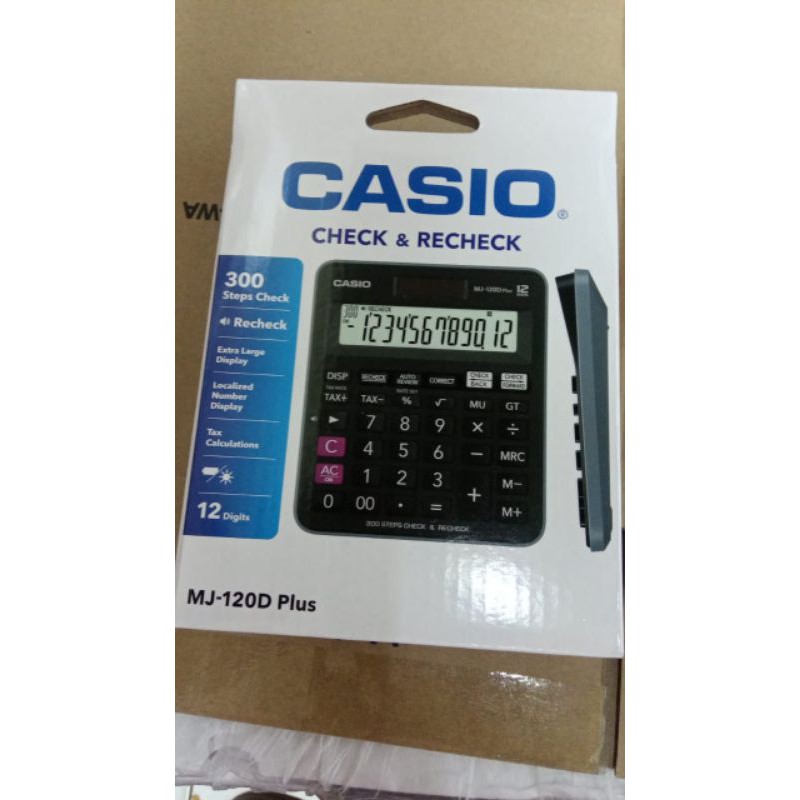 Máy tính Casio MJ-120D PLUS Chính Hãng