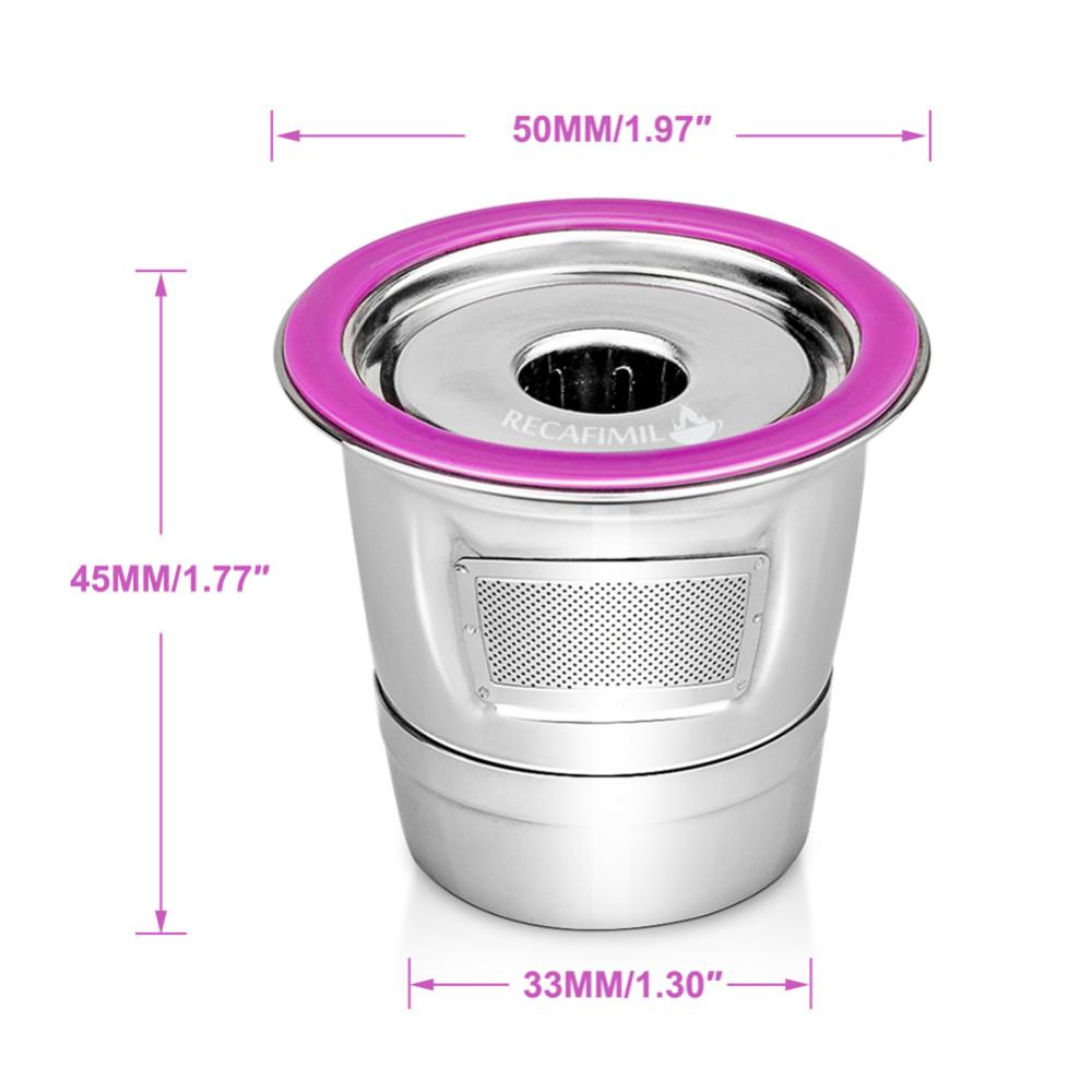 Stainless Steel Coffee Capsule Cup Reusable K Cup for Keurig 2.0/1.0 Filter