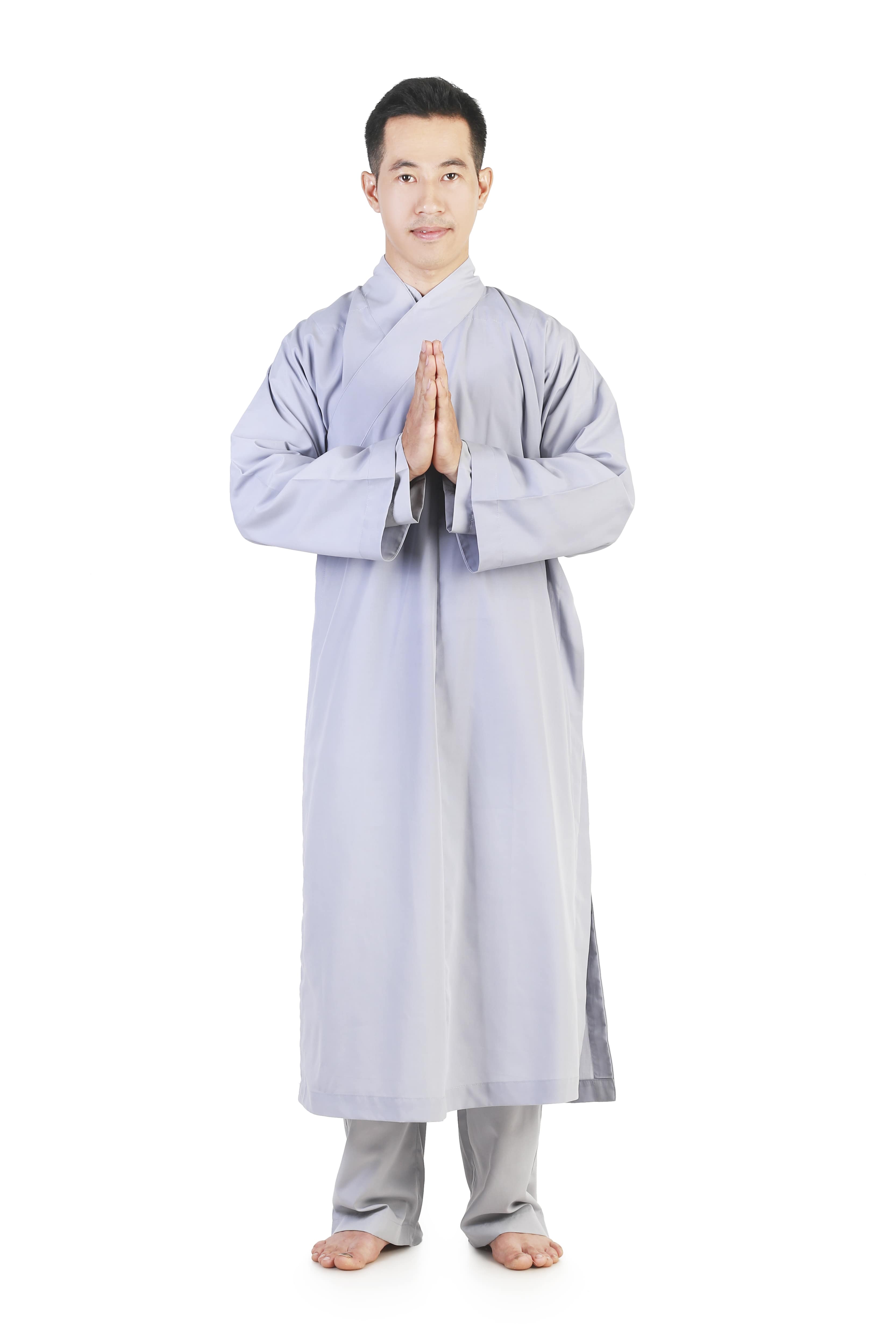 Áo tràng phật tử ( Vải kate) Nam & Nữ