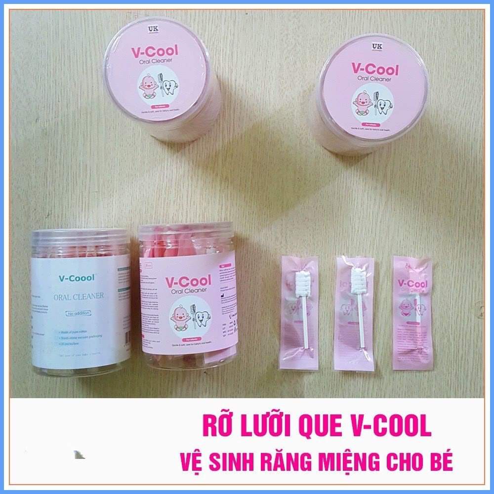 Tưa lưỡi Vcool - hộp 30 cái