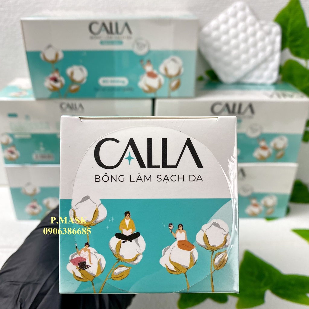 Bông Tẩy Trang CALLA 80 Miếng/ Hộp - Hạt Massage