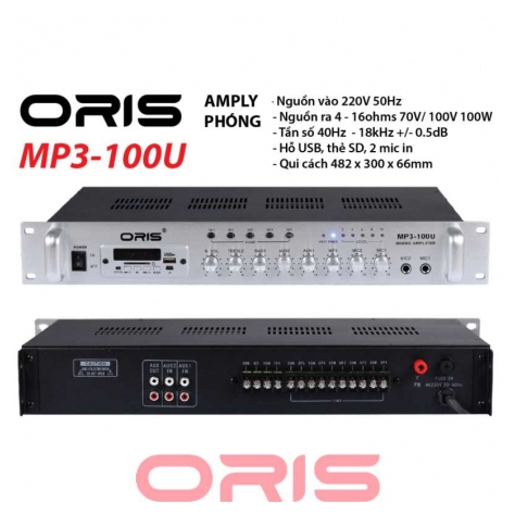 Amply loa phóng oris MP120L công suất 120W