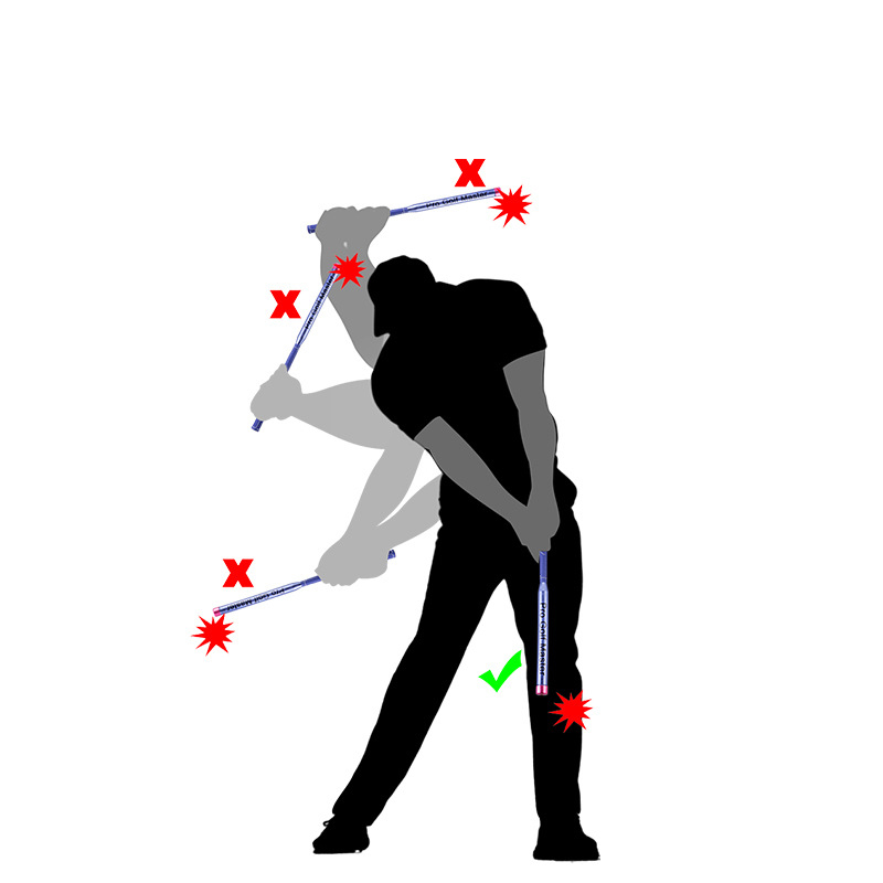 PGM Golf Practitioner Sound Swing Stick Rhythm Training Compact and Convenient Training Club Supplies HGB021