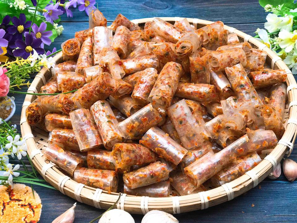 500GRAM BÁNH TRÁNG CUỘN THẬP CẨM TÂY NINH