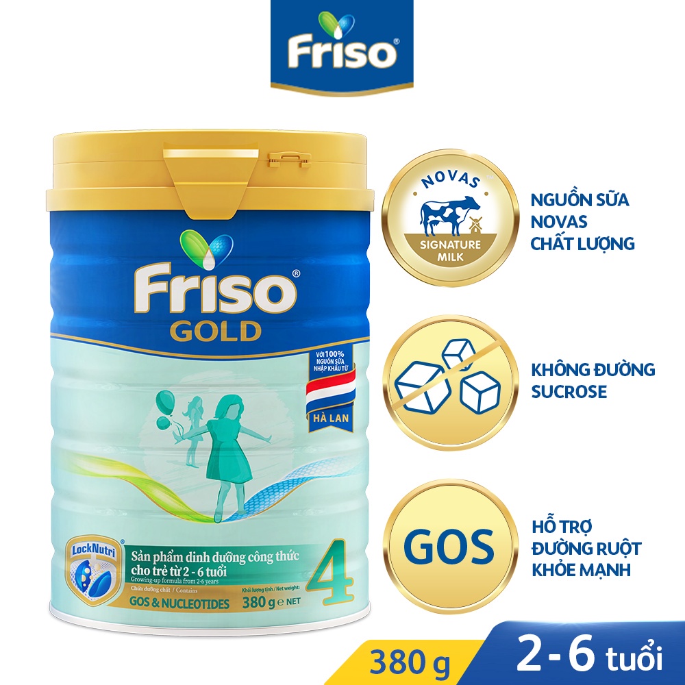 [Mẫu Mới] Sữa Bột Friso Gold 4 Hộp 850g