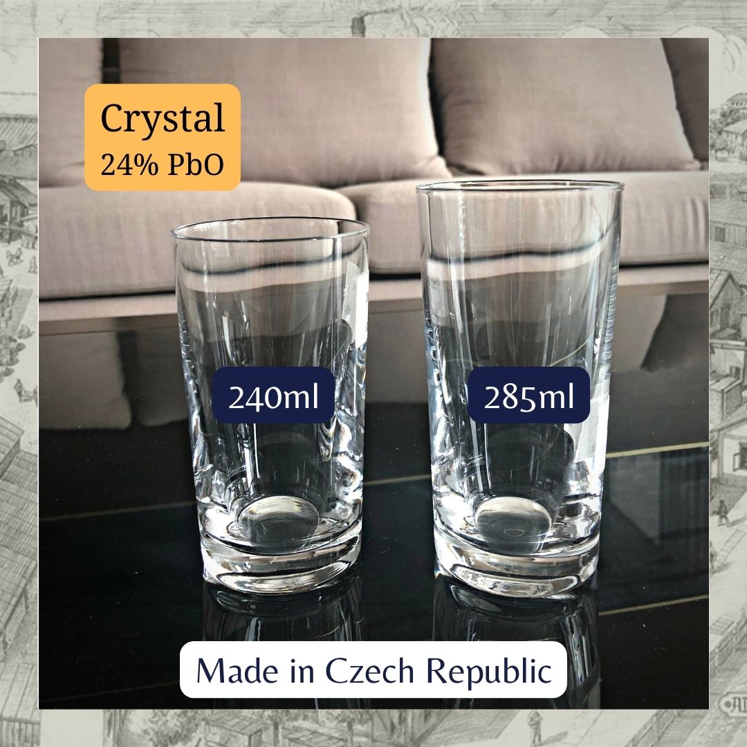 SET 6 Ly uống nước Pha lê CH Séc 20925