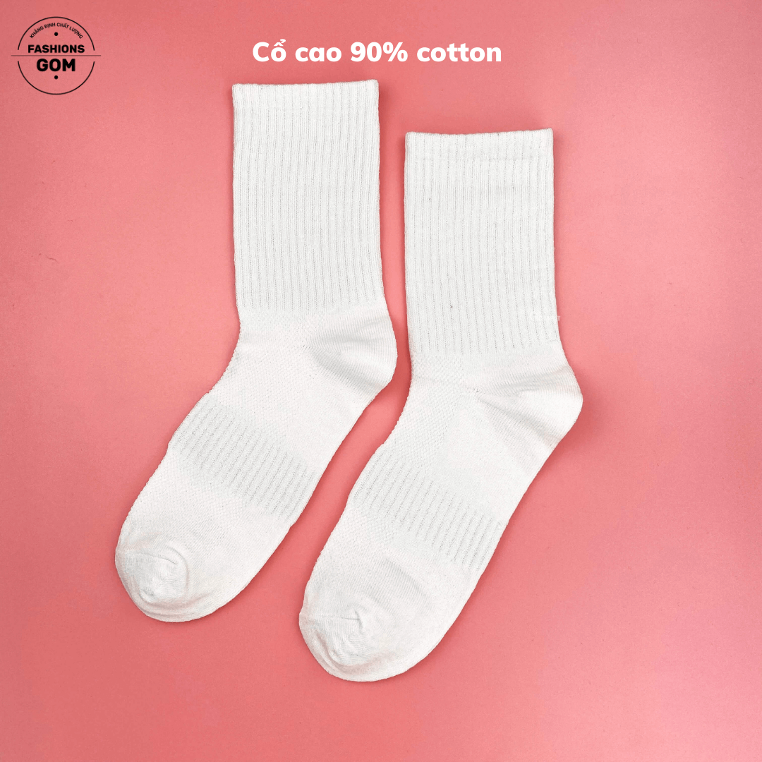 Tất vớ trơn cổ ngắn, cổ trung, cổ cao, dùng cho Nam Nữ, thời trang Unisex style Hàn Quốc - LISU-3SIZE-1DOI