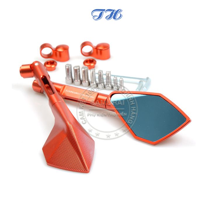 Kính chiếu hậu Rizoma 5 cạnh full cây