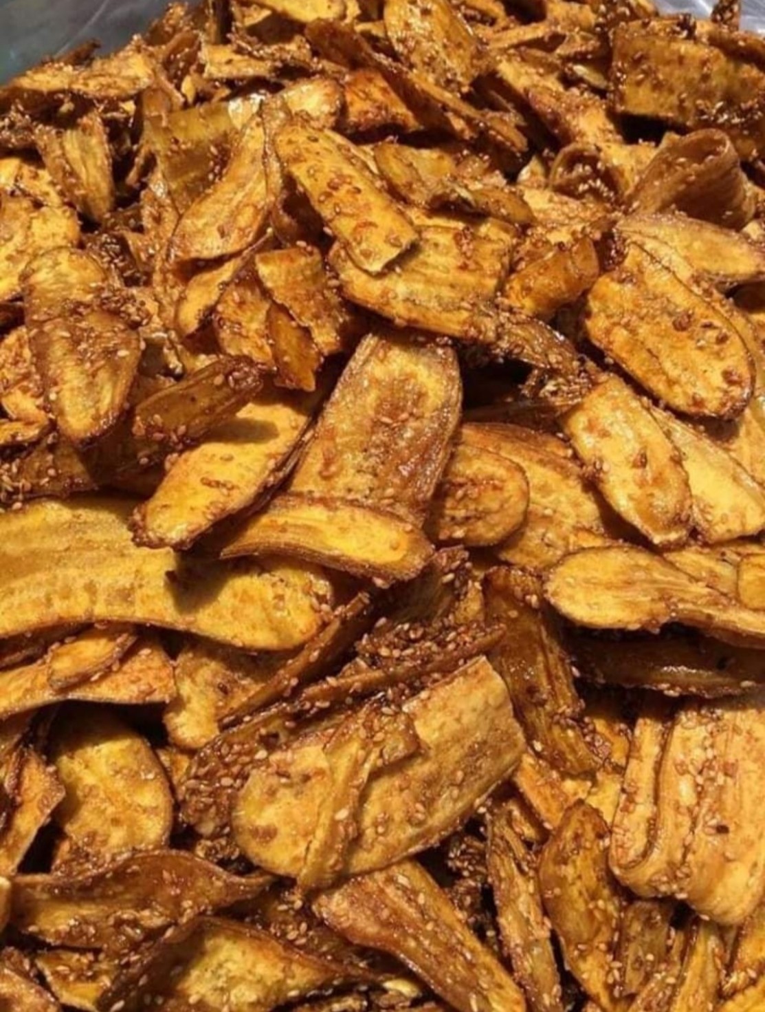 500gr  Chuối sấy mè gừng - giòn ngon