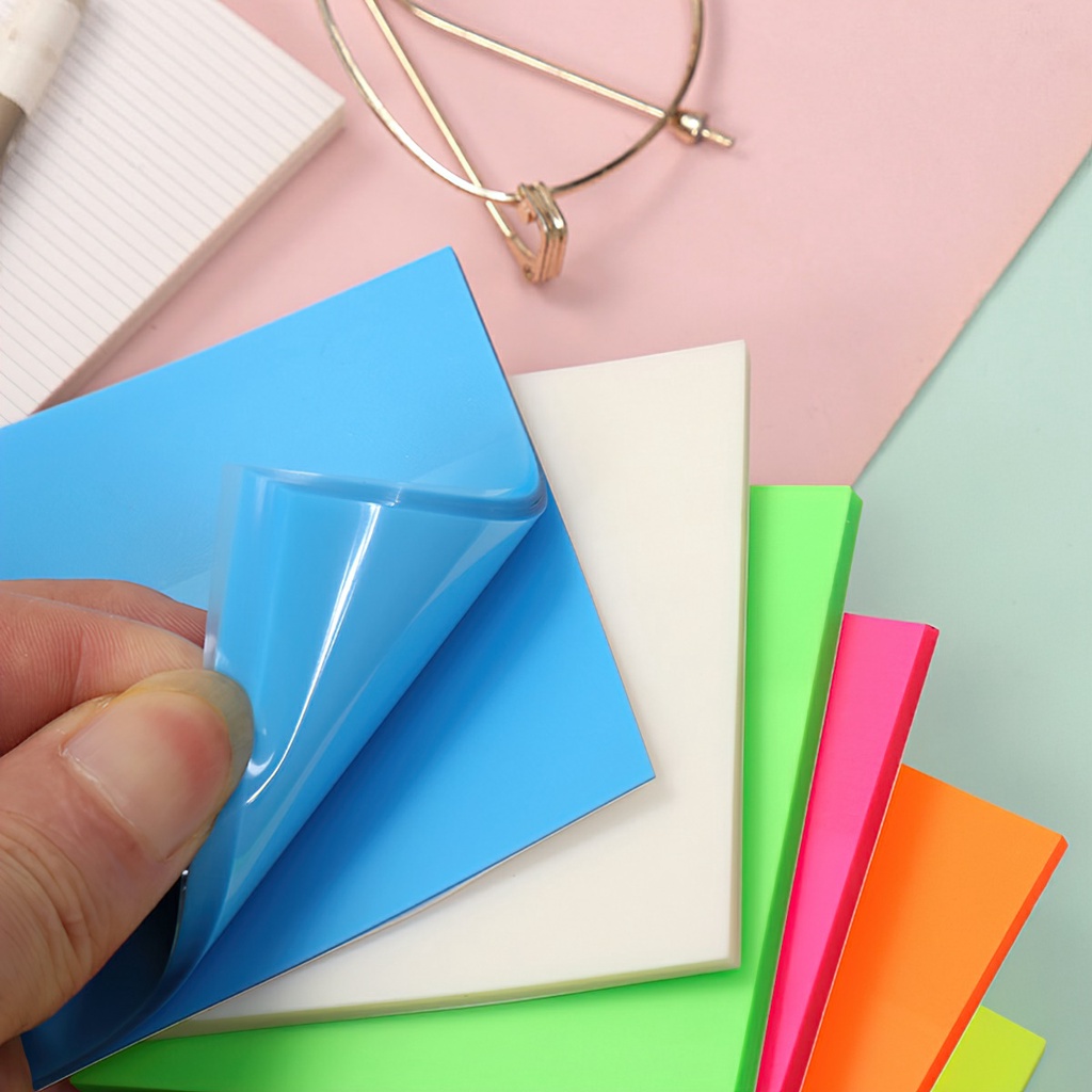 Giấy note trong suốt kích thước 7.5x7.5cm -Lumbley