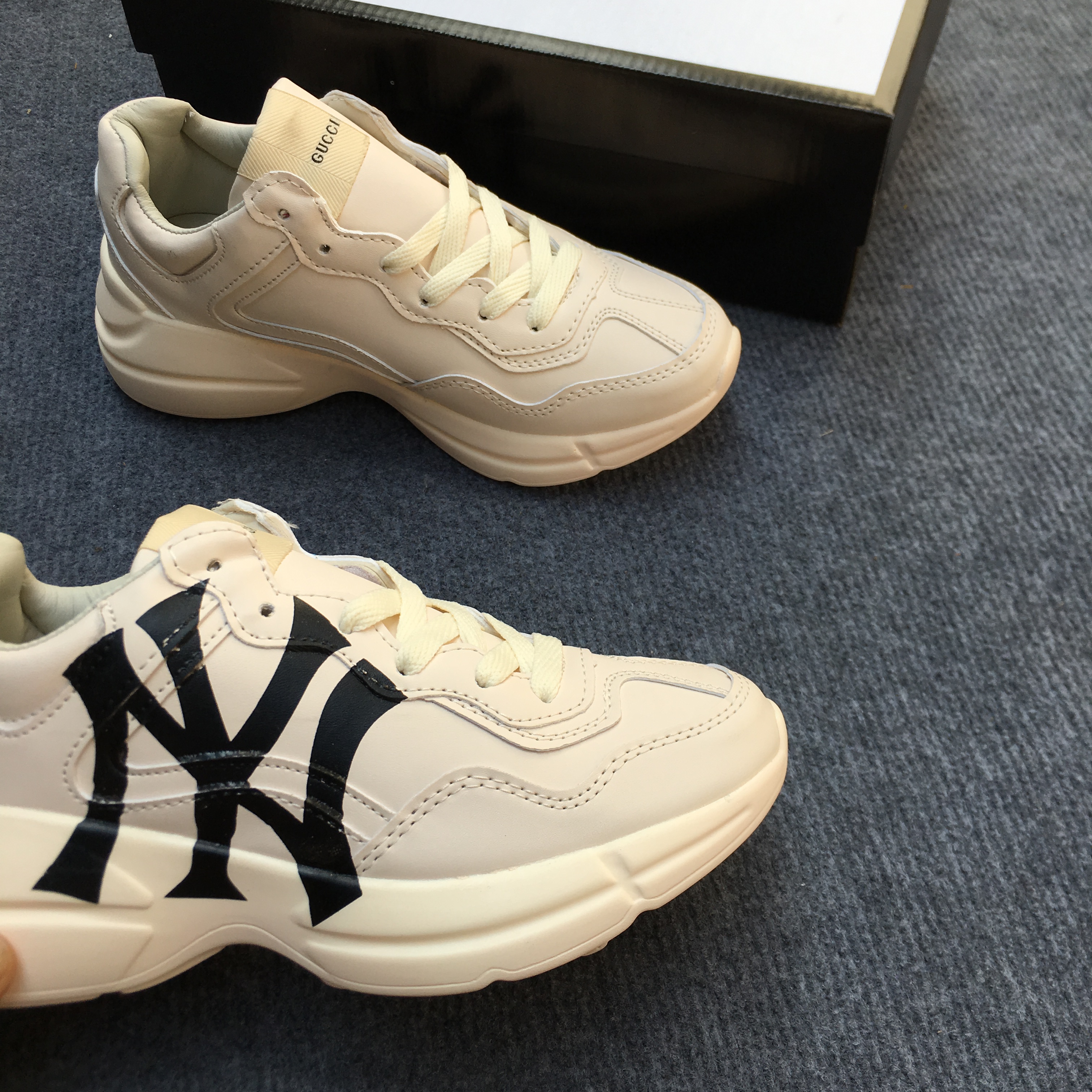 [Tặng kèm Hộp Tất Lọ Tẩy]giày thể thao nam nữ gucci chunky ny