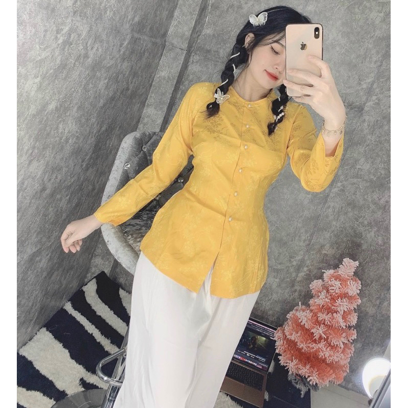 Đồ Lam Đi Chùa # Bà Ba Lụa Siêu Mát