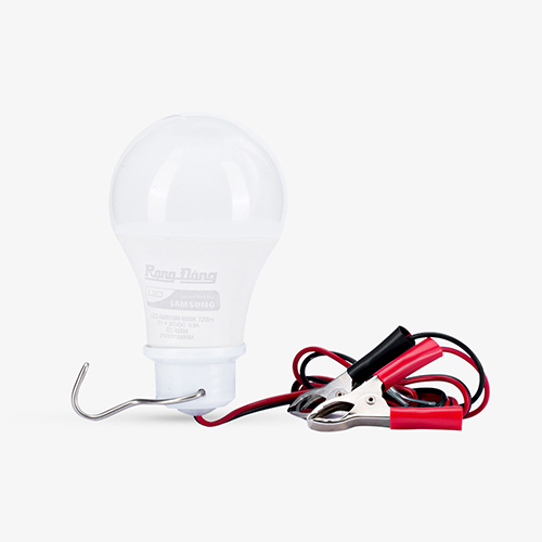 Bóng Đèn LED Kẹp Bình Ắc Quy Rạng Đông 12V