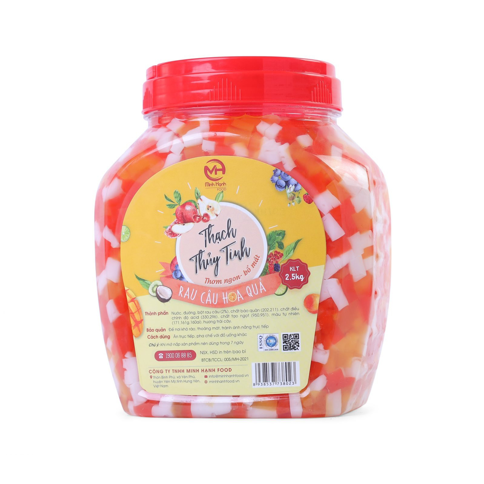 Thạch dừa Minh Hạnh hũ 2kg5
