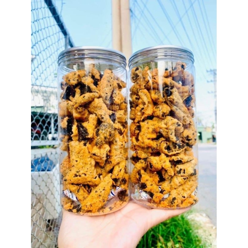 SNACH rong biển lắc phô mai trứng muối ( túi zip 500g)